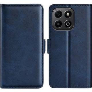 Honor X6b pungetui med magnetisk lukning - kalvetekstur - blå