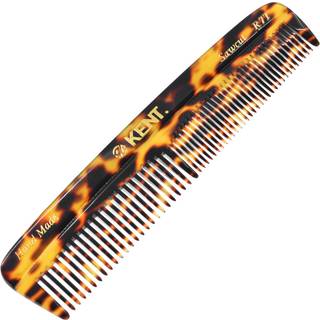 Kent Hair Comb for Men Handmade Pocket Comb Fin og Wide Tooth Hair Comb til pleje og Styling Sawcut Kent Comb 2 Pack (Yellow Tokyo)