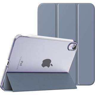 Moko Case Fit New iPad Mini 6 2021 (6. generation 8,3 -tommer) - Slim letv?gts h?rd back shell stand cover med gennemskinnelig frostet bagerste b