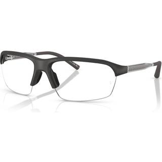 Oliver Peoples OV5572S R-6 with Blue-Light Block 7008SB 65 Briller Mænd Black - Semi-Matte Charcoal - 65mm