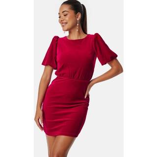 Bow Velvet Short Dress