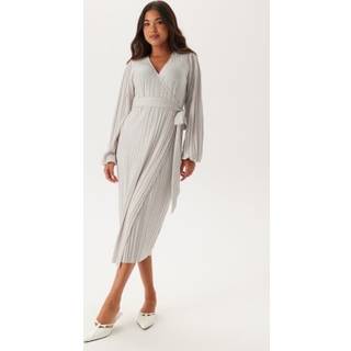 Pleated Wrap Dress
