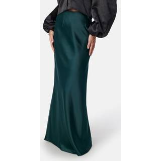Straight Satin Maxi Skirt