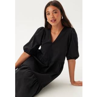 Midi Puff Sleeve Dress