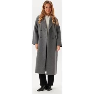 Raglan Sleeve Wool Blend Coat