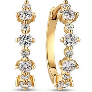 Sif Jakobs - Brina Creolo Diamant øreringe i 14 kt guld m. 0,85 ct Lab-grown