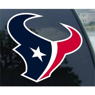 Houston Texans Decal 8x8 Die Cut Color