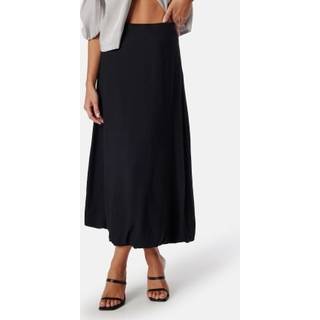 Bubble Hem Midi Skirt