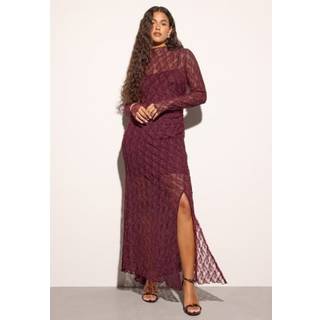 Asymmetric Lace Maxi Dress
