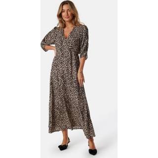 Ruched Sleeve Midi Dress