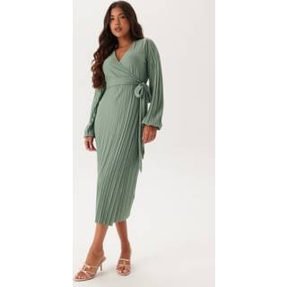 Pleated Wrap Dress