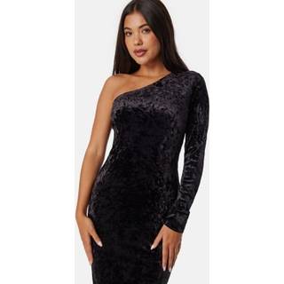 One Shoulder Velvet Dress
