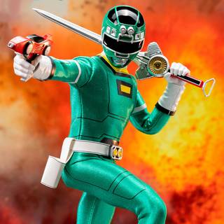 Power Rangers Turbo FigZero Action Figure 1/6 Green Turbo Power Ranger 30 cm