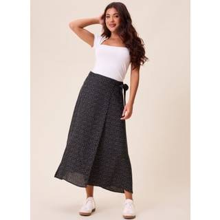 Viscose Midi Wrap Skirt