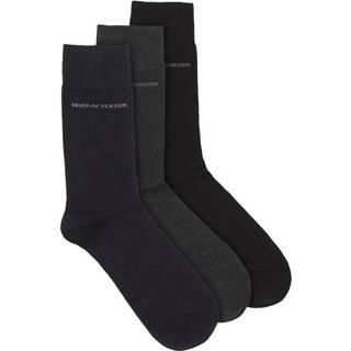 Tiger of Sweden 3-pak Essential Abramio Socks - Navy/Grey - Str 43/46