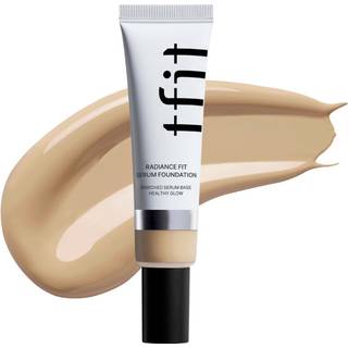 Tfit Radiance Fit Serum Foundation - fejlfri d?kning dugget finish langvarig letv?gt koreansk makeup 1.05 oz. (W02 Mandelsm?r 1.05 oz.)