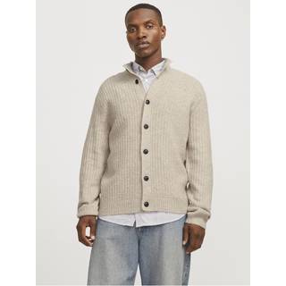 Ensfarvet Cardigan