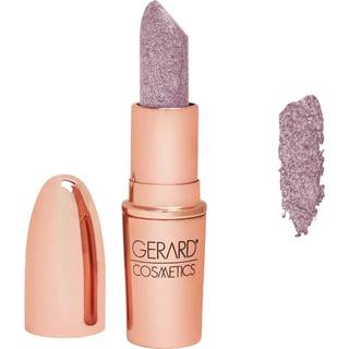 Gerard Cosmetics Glitter Lipstick (DM ME) | Lilla l?bestift med mousserende metallisk glitter | Langvarig glat formel | Meget pigmenteret uigenne