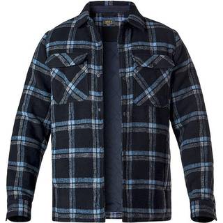 N.Z.A. Herren Overshirt blau unifarben
