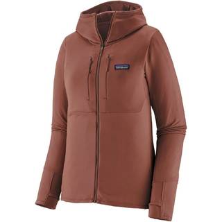 Patagonia Women's R1 Thermal Full-Zip Hoody Fleecejakke Damer størrelse L farve brun