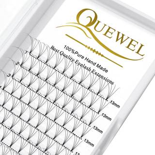 Volumen vipper forl?ngelser 4d 0,10 mm D Curl 13mm Kort Stem Premade Fans Soft | Optinal 3d | 4d | 5d | 6d | 7d | 8d 0,07/0,10 mm C/D 8-20mm Mix-