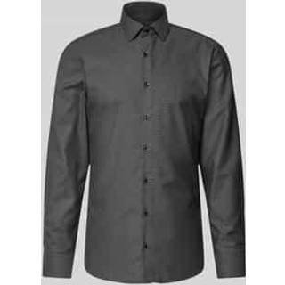 SLIM FIT Shirt in black structured