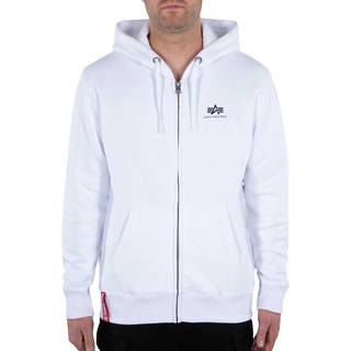 ALPHA INDUSTRIES Herren Pullover weiß unifarben