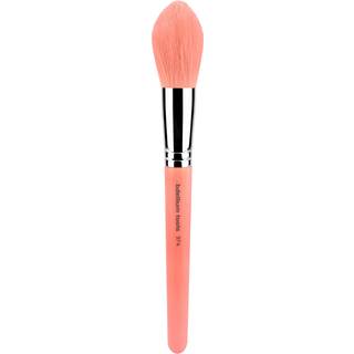 Bdellium Tools Professional Makeup Brush - Pink Bambu Series 974 konisk pulver - med bl?de syntetiske fibre til skulptur og form (Pink 1pc)