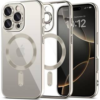iPhone 16 Pro Tech-Protect MagFlex Cover - MagSafe-kompatibelt - klar / Titanium