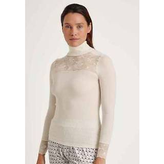 Silky Wool Glam Top Long-Sleeve