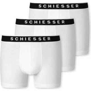 Schiesser 3-pak 95-5 Organic Cotton Rio Boxer - White - Large * Kampagne *