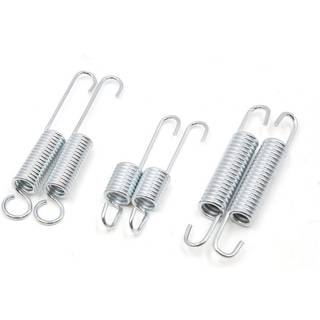 uxcell 6 pcs metal motorcykel kickstand kickside stand for?r s?lv tone