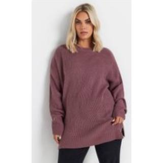 Yours Curve Yours Curve Pink Drop Shoulder Jumper