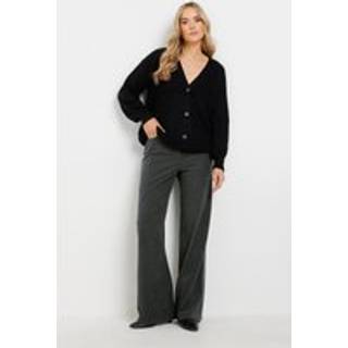 Lts Premium Tall Charcoal Grey Cord Wide Leg Jeans Long > 20 Lts | Tall Women's Wide Leg Jeans - Long 20