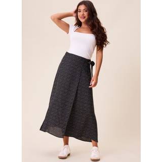 Viscose Midi Wrap Skirt