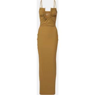 Christopher Esber Ruched maxi dress - green - S