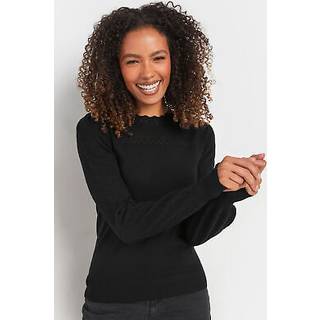M & Co M & Co Natural Pointelle Long Sleeve Jumper