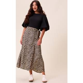 Viscose Midi Wrap Skirt