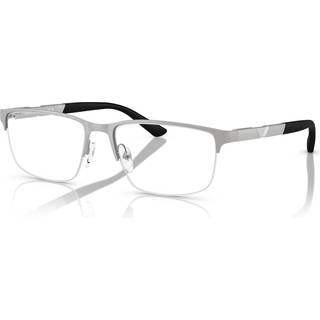 Emporio Armani EA1164 3045 56 Briller Mænd Silver - Matte Silver - 56mm