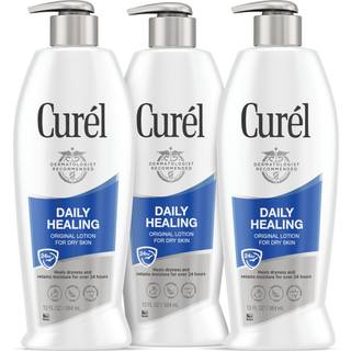 Curel Daily Healing Body Lotion til t?r huddermatolog anbefalet Hydrating Body Lotion med Advanced Ceramides Complex 3-13 Oz