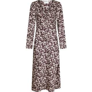 Neo Noir - Krisha Graphic Fade Dress 164344 - Chocolate Brown