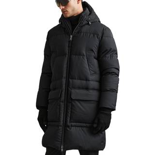 Reiss Reiss Navy Stadium Quilted Longline Puffer Coat