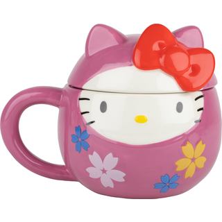 Sanrio 3D Mug Hello Kitty Kitty Daruma