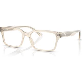 Emporio Armani EA3244 6179 53 Briller Mænd Krystalklar - Iridescent Clear - 53mm