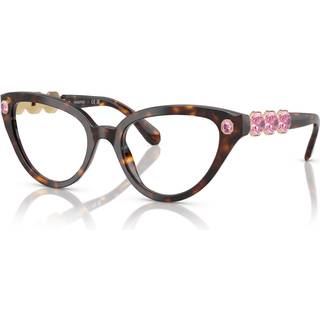 Swarovski Kvinde SK2028 1002 Optiske stel Acetat Skildpadde Transparent Cat Eye Normal