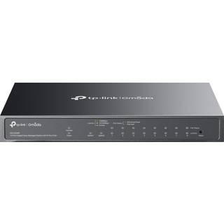 TP-LINK ES210GMP New Omada 10-Port Gigabit Easy Managed Switch with 8-Port PoE+ 8x Gigabit 802.3at/af-compliant PoE+ RJ45 ports 1x Gigabit RJ45 port,
