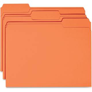 Forretningskilde 44105 Farvefilmappe 1/3 klip 100/bx orange