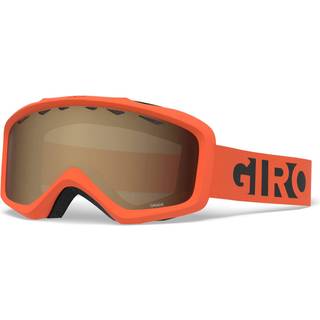 Giro Grade Youth Snow Goggles - Orange Black Blocks Strap With Amber Rose Lens (2021)
