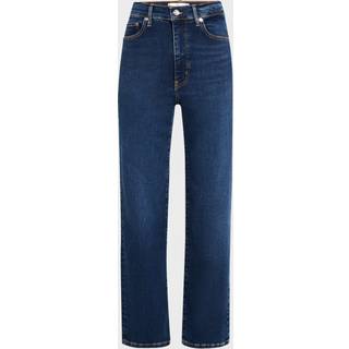 Frame Le Sleek high-rise straight jeans - blue - 23