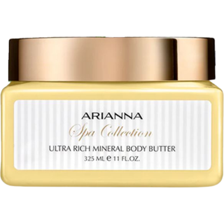 Arianna-Skincare Ultra Rich Mineral Body Butter Dead Sea Body Smør til tør hudreparation Rige veganske fugtgivende fugtighedscreme (Mælk & honnin
